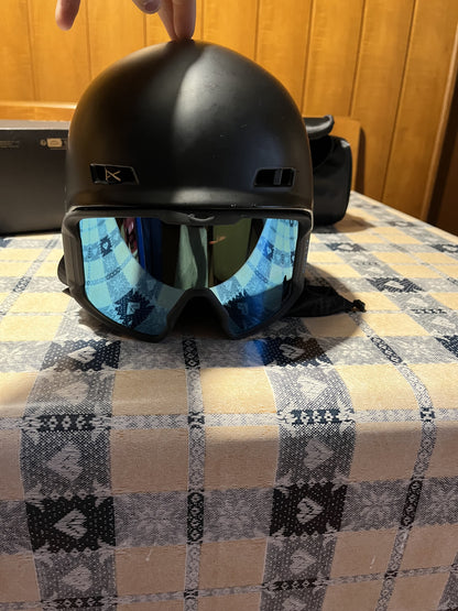 Maschera sci/snowboard Oakley Line Miner tg. L usata