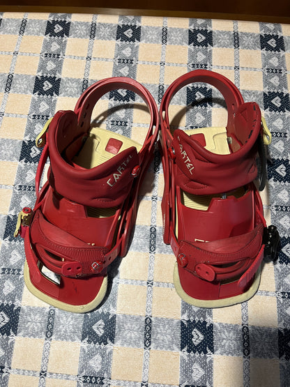 Attacchi da snowboard Burton Cartel Re-Flex tg. M (41-44) usati