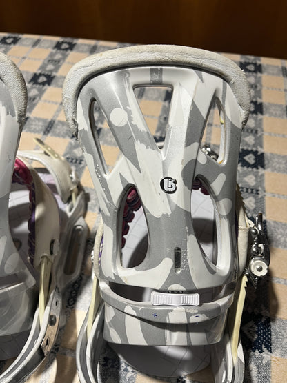 Attacchi snowboard Burton un Inc est 2009 fluo tg. L usati