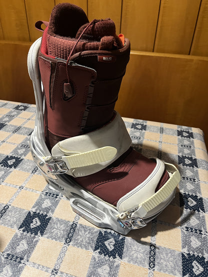 Attacchi snowboard Burton un Inc est 2009 fluo tg. L usati