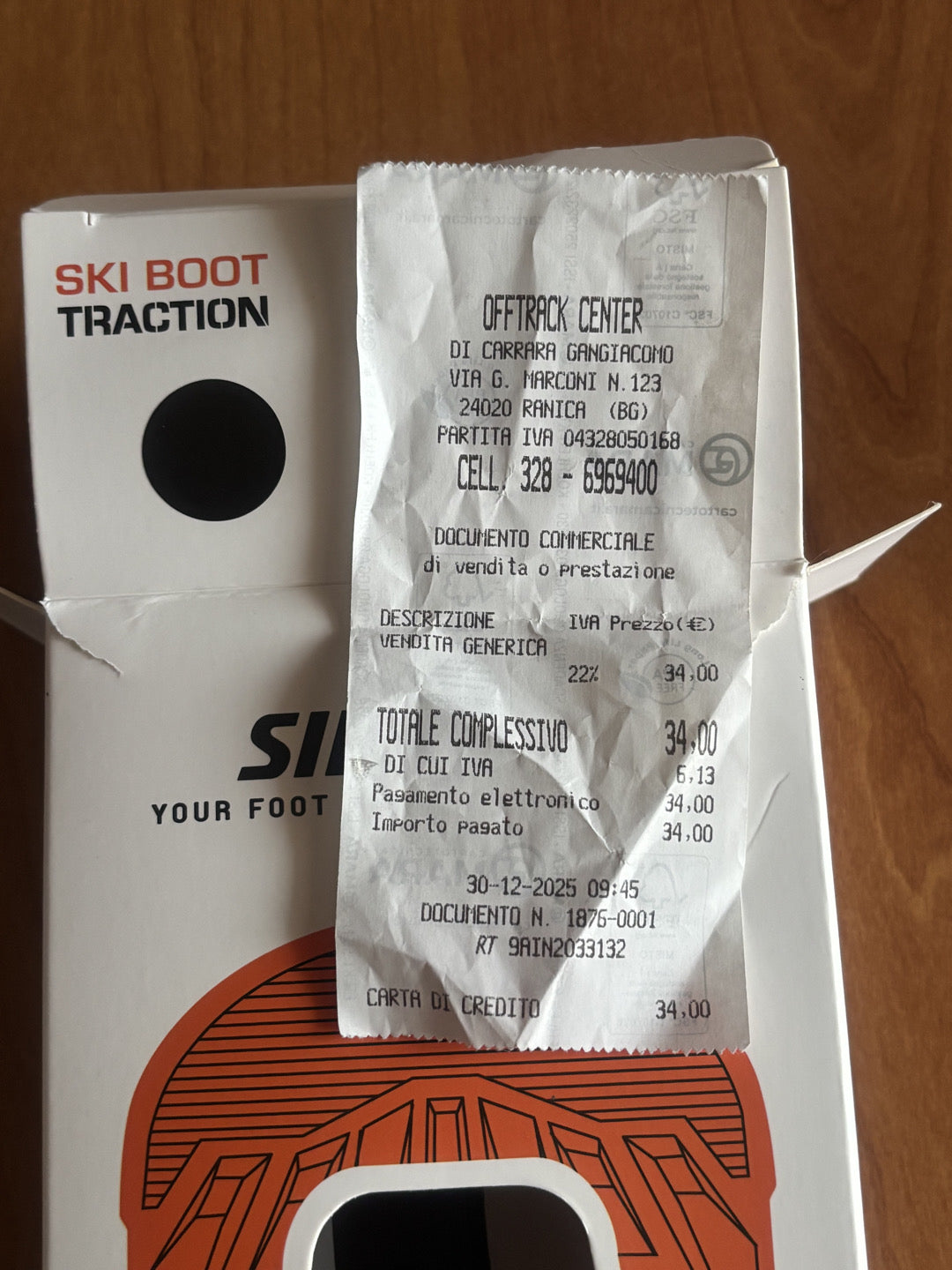 Traction scarponi sci nuovi