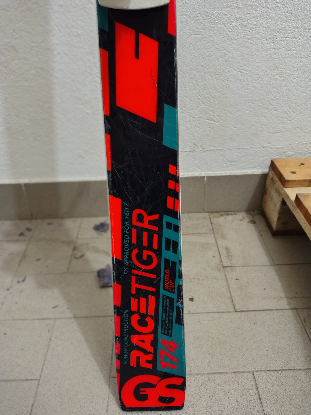 Völkl Racetiger GS World Cup 174cm + Marker Race12 usati – Weply