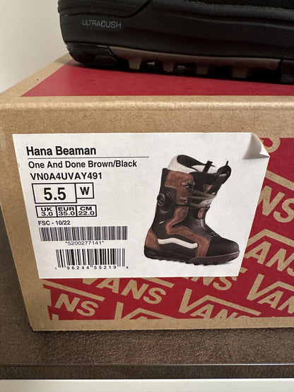 scarponi snowboard donna Vans Hana Beaman tg. 35 nuovi