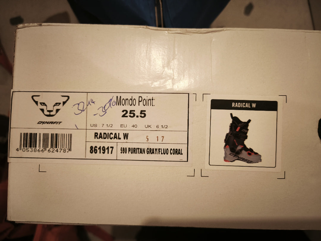 Dynafit Radical W donna tg 25.5 usato