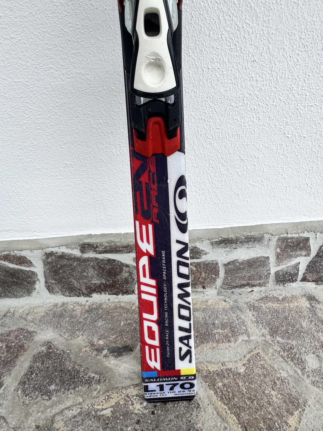 Sci Salomon Equipe 2V Race con attacchi 170cm r17.1 usati