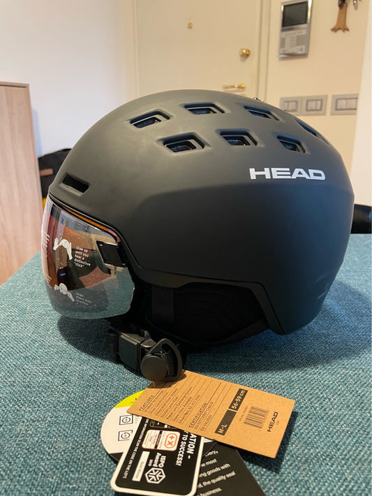Casco sci ⛷️HEAD “Radar” con visiera integrata 56-59 cm