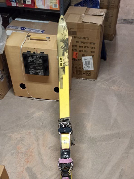 Set alpinismo vintage usato sci Hagan 190 + Scarpa 42 + pelli