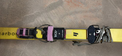 Set alpinismo vintage usato sci Hagan 190 + Scarpa 42 + pelli