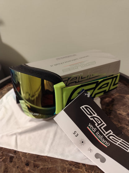 Maschera sci Salice Lenti Zeiss cat. S3 NUOVA