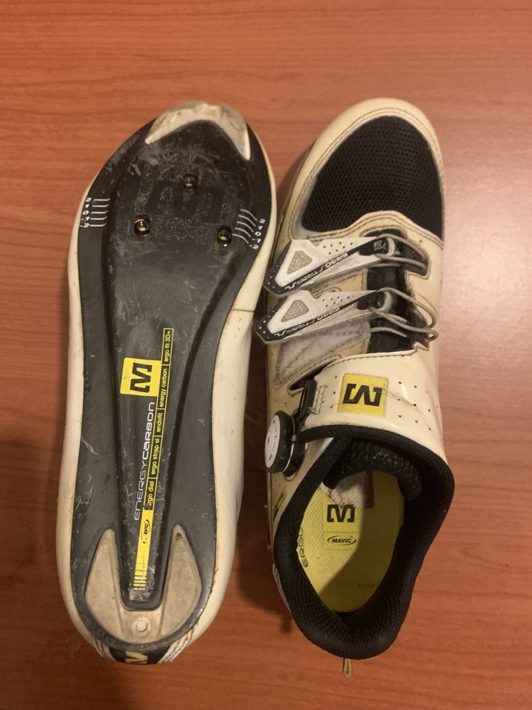 Scarpe ciclismo Mavic Ergo Fit Ortholite usate