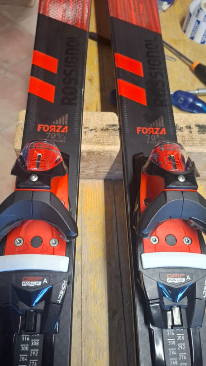 Sci Rossignol Forza 70° V-TITANAL 173cm r 14m usato