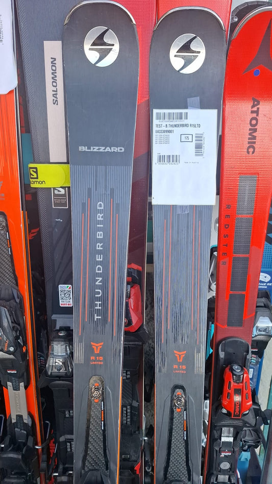 Sci Blizzard Thunderbird LTD 175cm r15m usati test