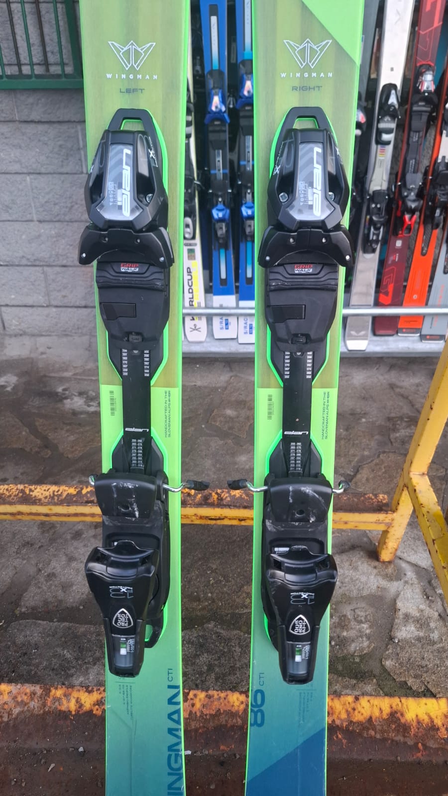 160cm Elan Wingman 86 CTI Fusion X 2023 Sci freeride usato