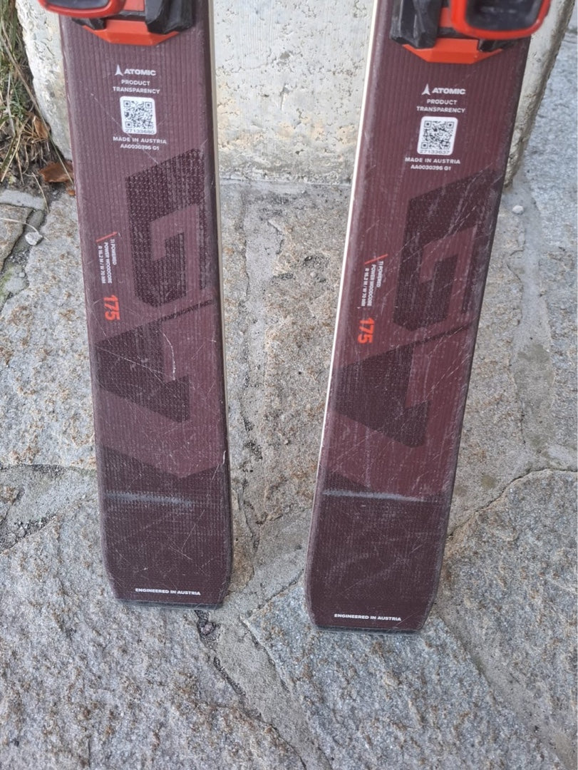 175cm sci Atomic Redster G7 r16.2 usati