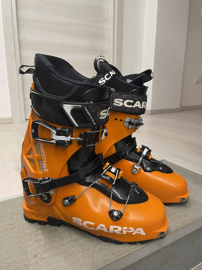 Scarponi sci alpinismo Scarpa Maestrale tg 28.5 usati