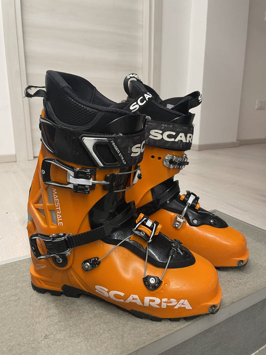 Scarponi sci alpinismo Scarpa Maestrale tg 28.5 usati