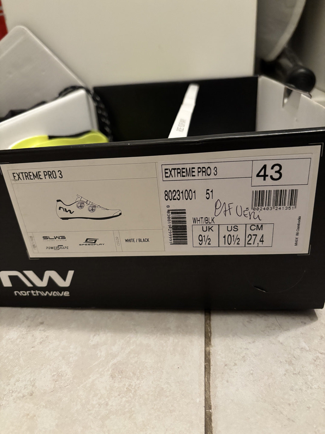 Scarpe Northwave Extreme Pro 3 tg. 43 NUOVE
