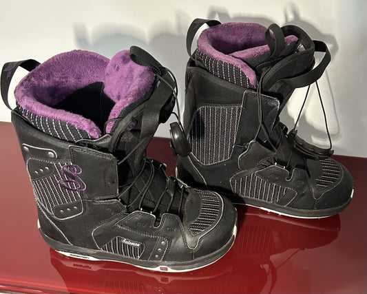 Scarponi Snowboard Donna Salomon tg. 40 usati