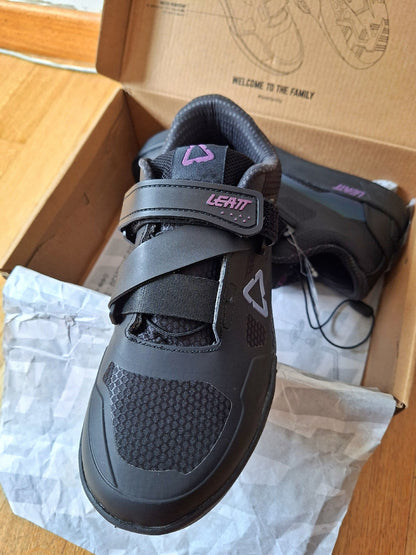 Scarpe unisex MTB leatt clip 5.0 tg 40.5 NUOVE