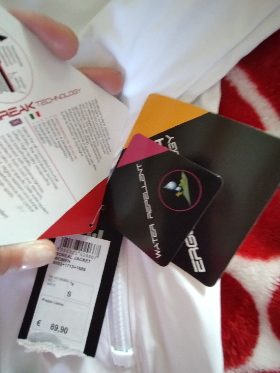 Giacca antivento/pioggia Rock Experience donna tg. S nuova