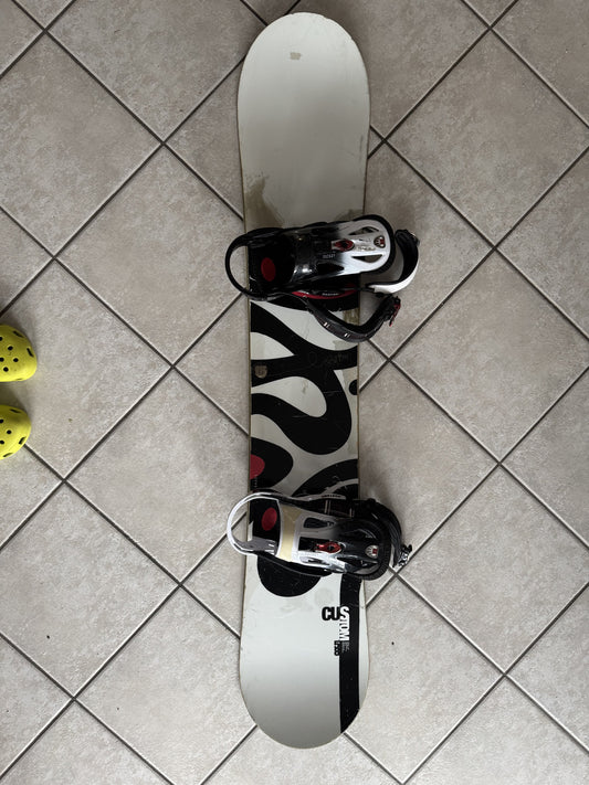 Tavola snowboard Burton Custom 158cm usata + Attacchi Burton Cartel