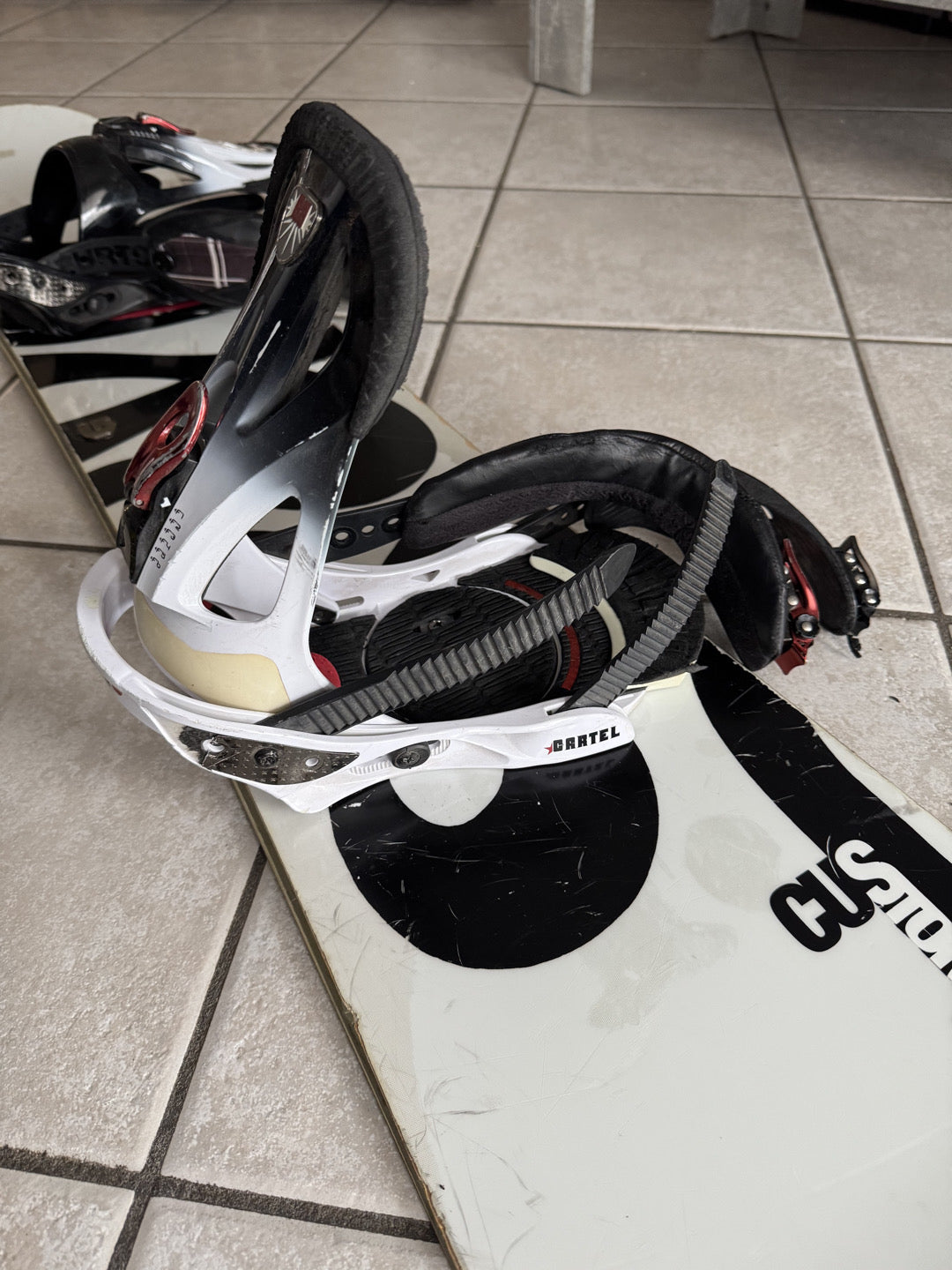 Tavola snowboard Burton Custom 158cm usata + Attacchi Burton Cartel