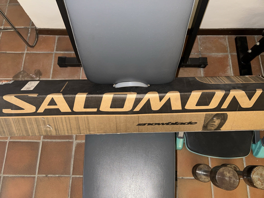 mini scii salomon snowblade+attacchi integrati