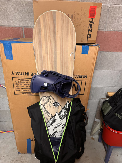 Snowboard Head Rush 159W + Attacchi Burton usato