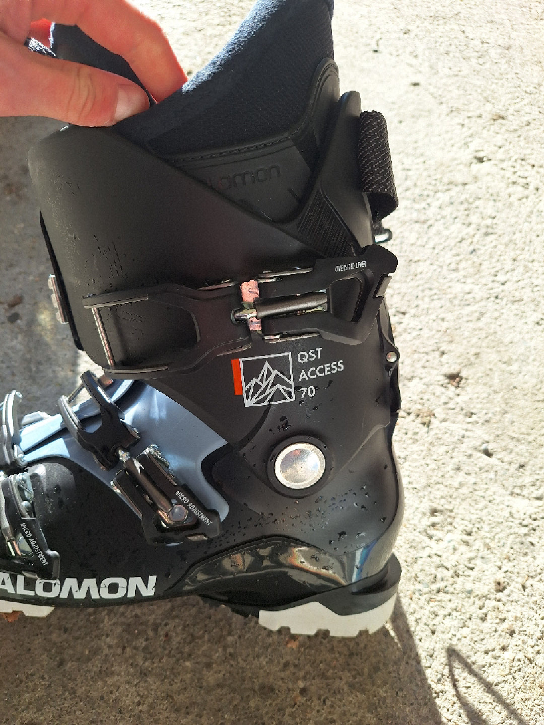 scarponi sci Salomon QST Access 70 tg 26 usati