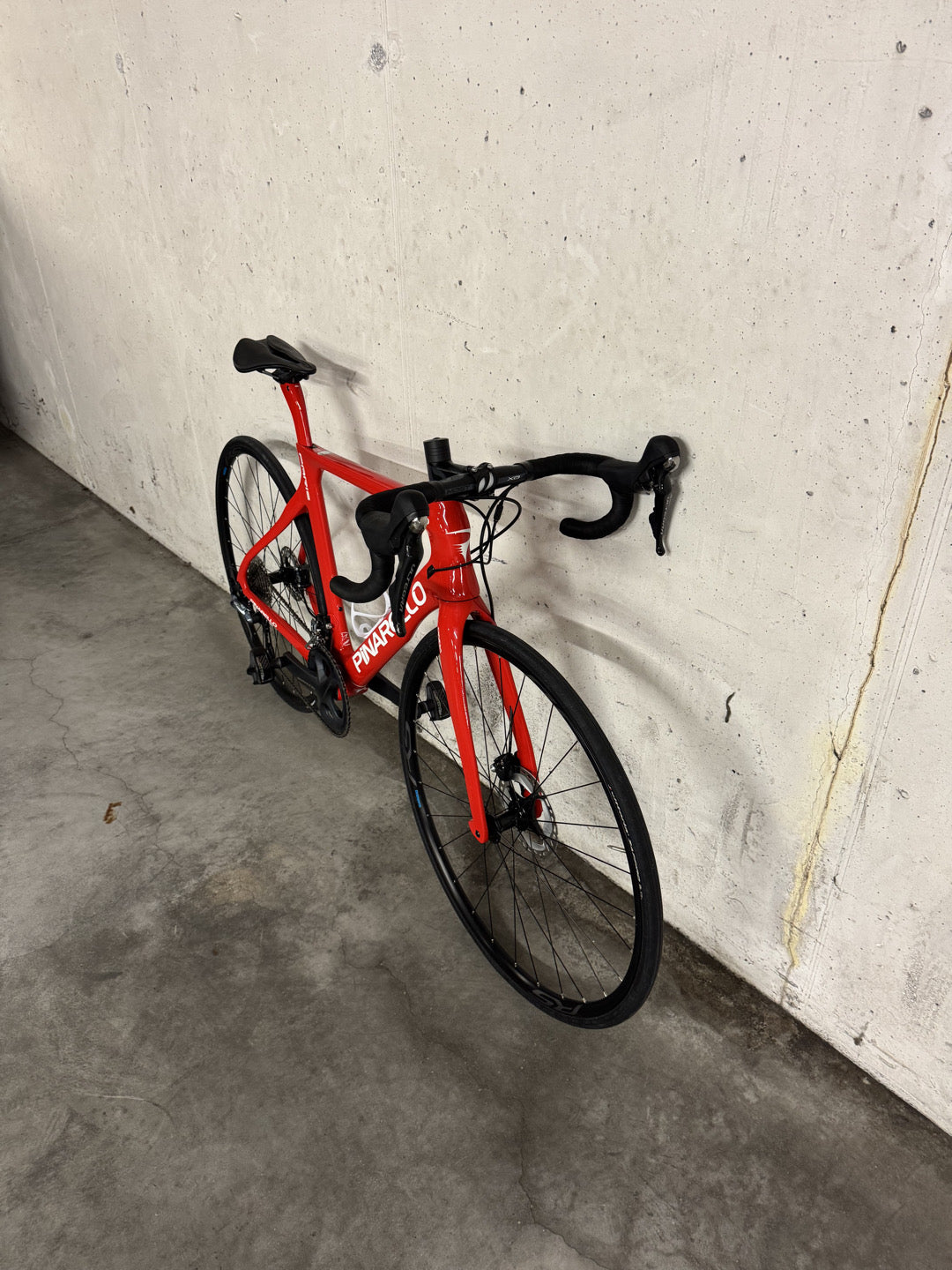 Bicicletta Corsa Pinarello Paris rosso tg M