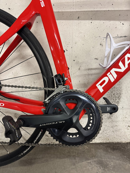 Bicicletta Corsa Pinarello Paris rosso tg M