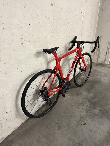 Bicicletta Corsa Pinarello Paris rosso tg M