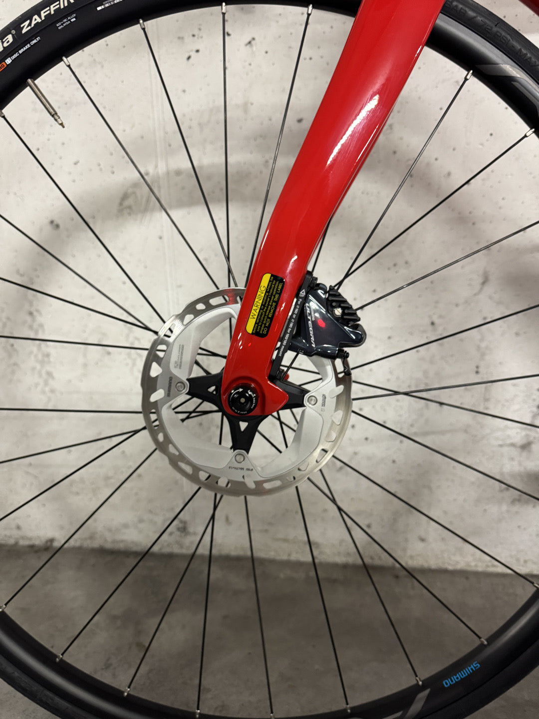 Bicicletta Corsa Pinarello Paris rosso tg M