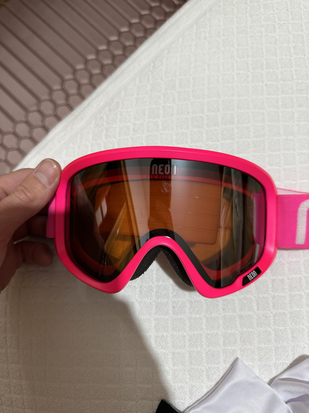 maschera da sci Neon usata poco