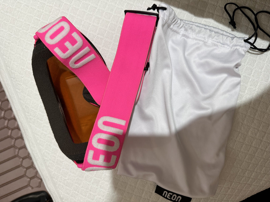 maschera da sci Neon usata poco