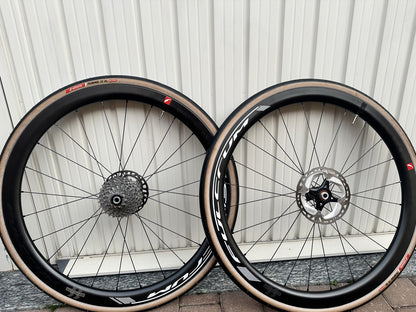 ruote Fulcrum Wind 42 + dischi ultegra usati