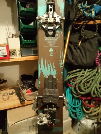 sci da scialpinismo usato K2 Coomback 167cm con attacchino Dynastar