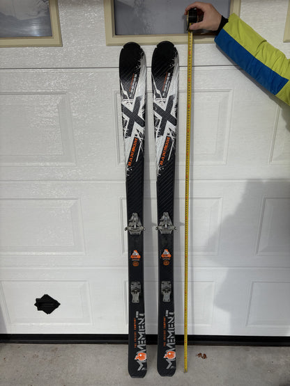 set sciaplinismo: sci Movement 170cm  + scarponi Fischer + 2 pelli usato