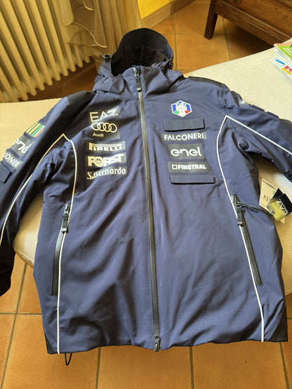 Giacca da sci ea7 FISI tg. L donna nuova con cartellino