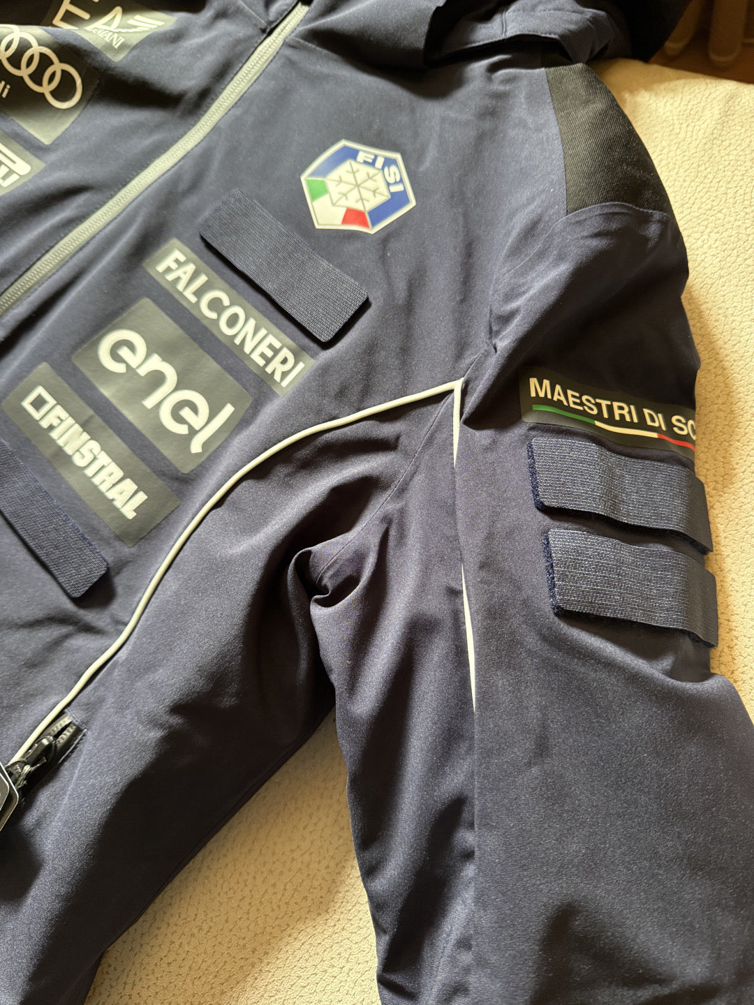 Giacca da sci ea7 FISI tg. L donna nuova con cartellino