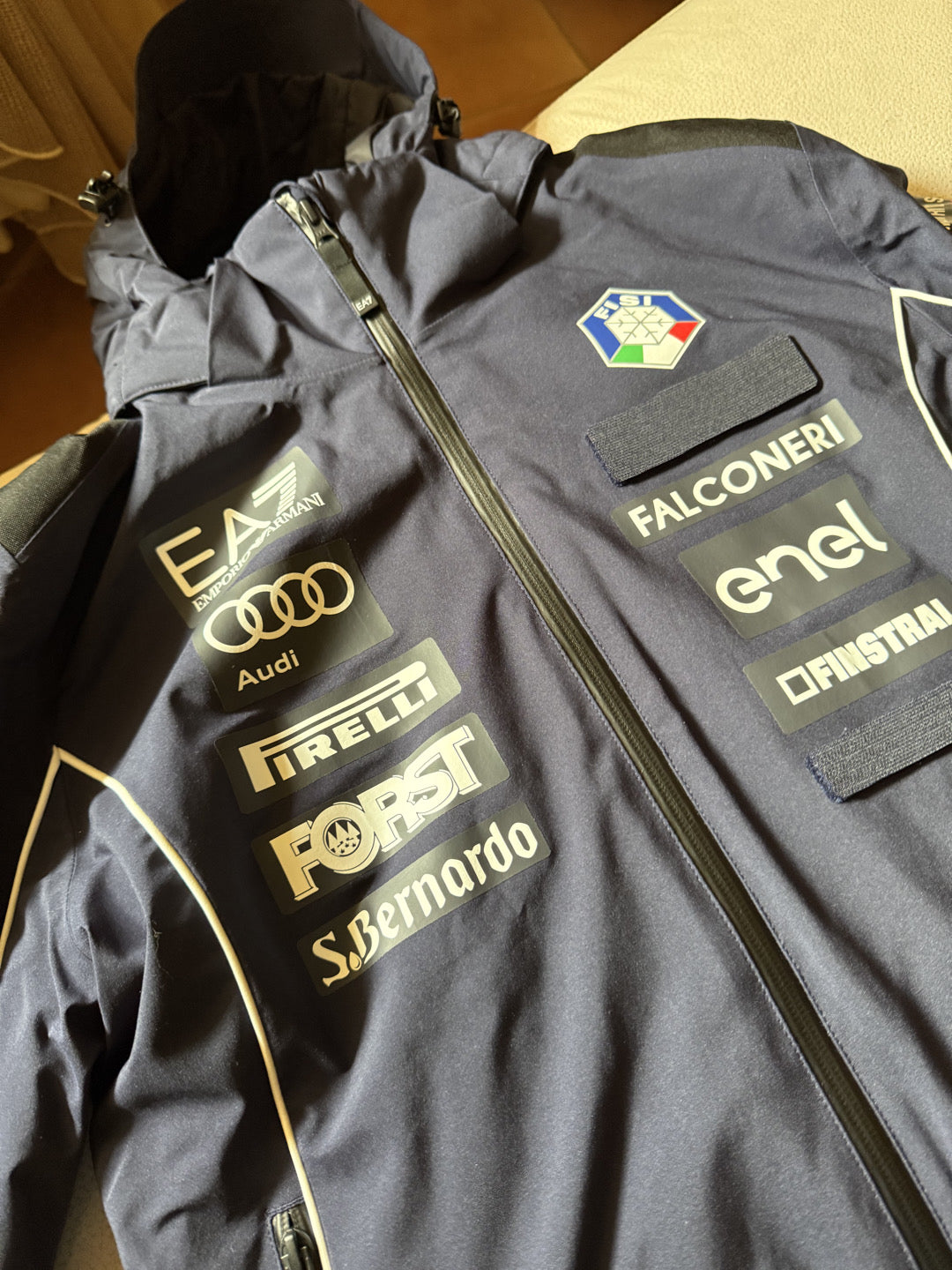 Giacca da sci ea7 FISI tg. L donna nuova con cartellino