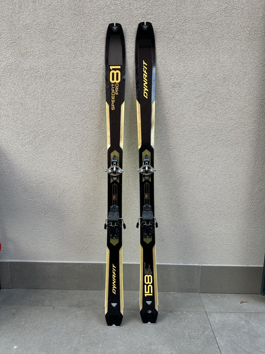Dynafit scialpinismo speedfit pro 81 nero 165cm r17 usati