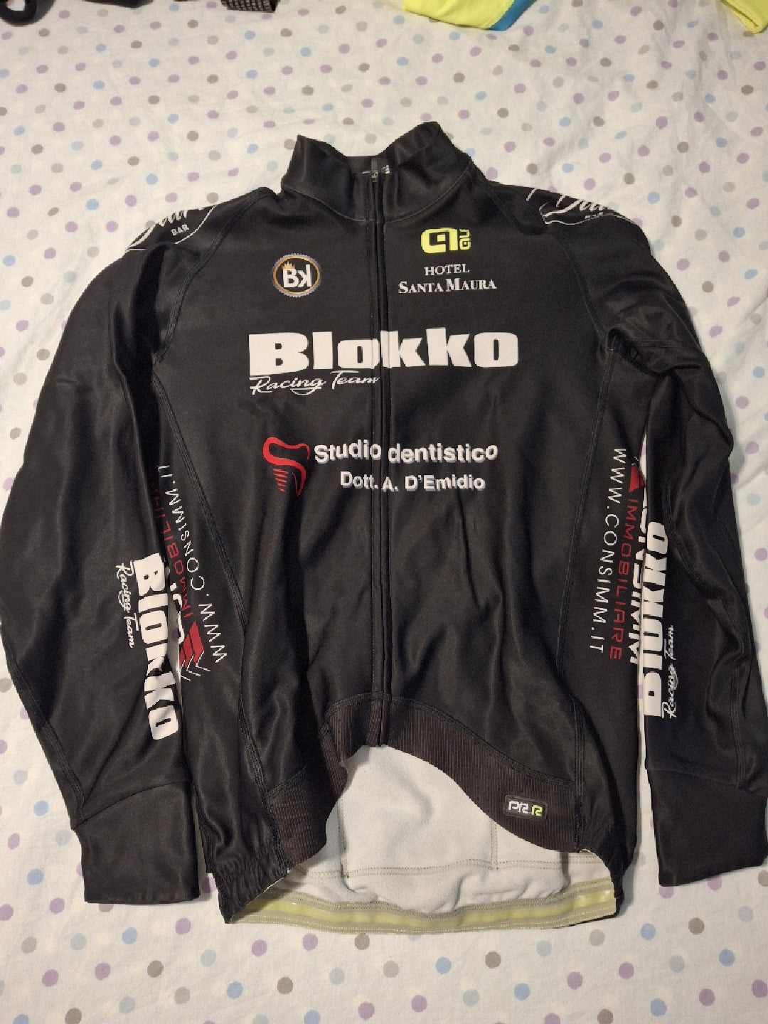 Maglia Invernale Alé PRR Tg. L Blokko Racing Team usata