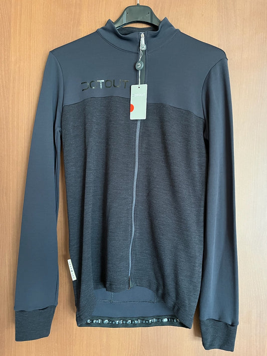 Felpa invernale Dotout tg. L Blu/Grigio