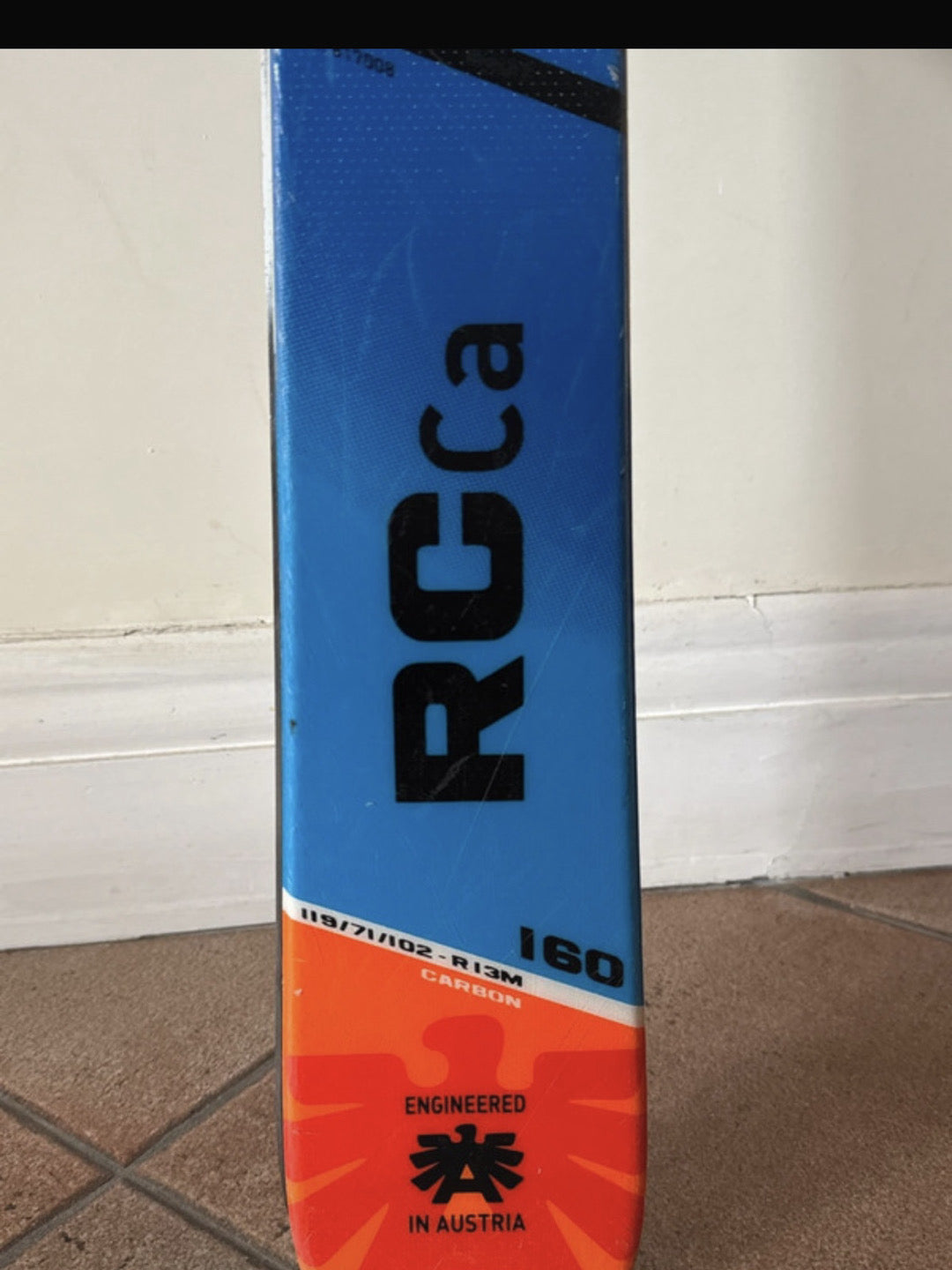 sci Blizzard race carving 160cm r13 usati