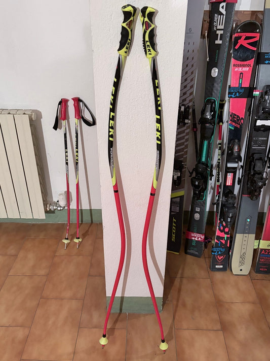 bastoni da sci DH/SG 130cm Usati