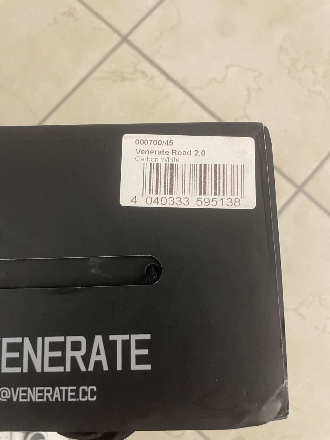 Scarpe Venerate road 2.0 white tg 45