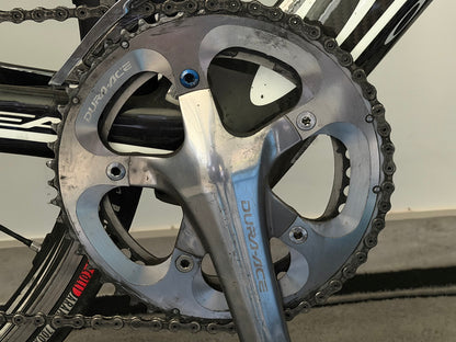Bici da corsa carbonio Orbea Ordu triathlon 2017 Durace tg. L usata (ruote escluse)