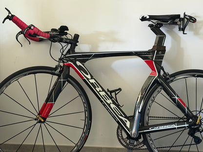 Bici da corsa carbonio Orbea Ordu triathlon 2017 Durace tg. L usata (ruote escluse)