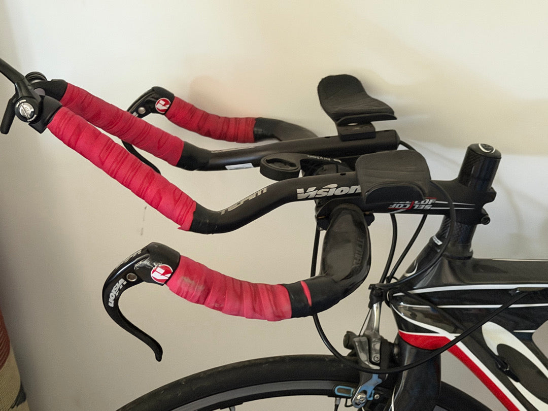 Bici da corsa carbonio Orbea Ordu triathlon 2017 Durace tg. L usata (ruote escluse)